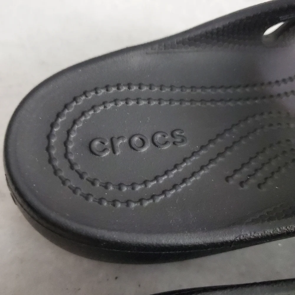 Crocs Kadee Wedge Flip Flop Size 7
